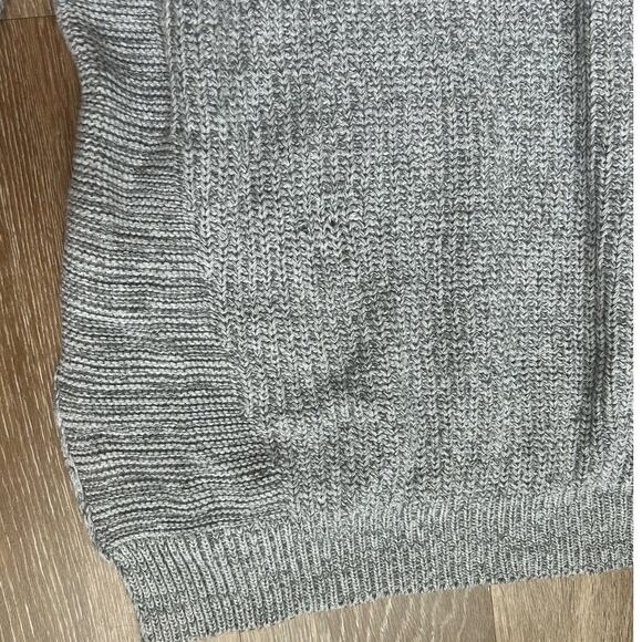 Urban Outfitters Silence + Noise Gray Oversized Cable Knit Cotton Sweater Size M - Picture 8 of 8
